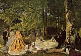 Claude Monet Luncheon on the Grass painting